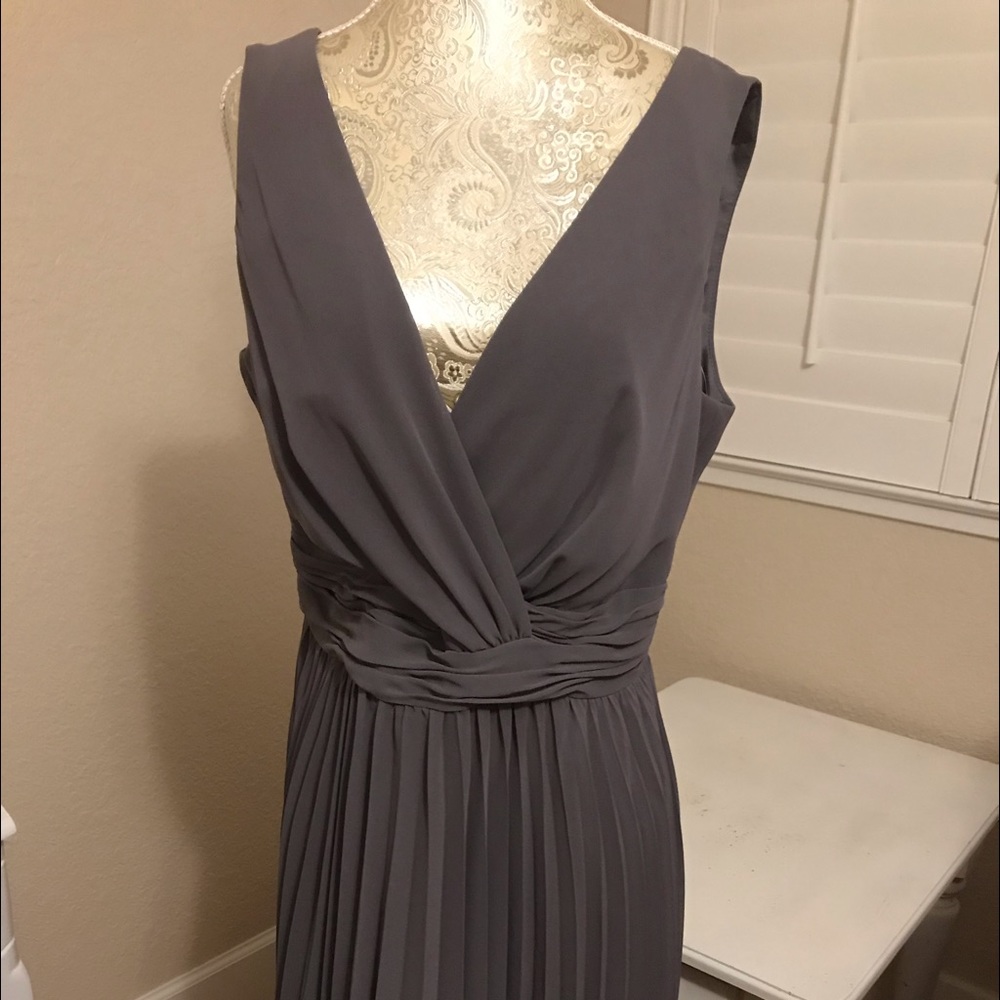 Evan piccone Gray formal shear Dress